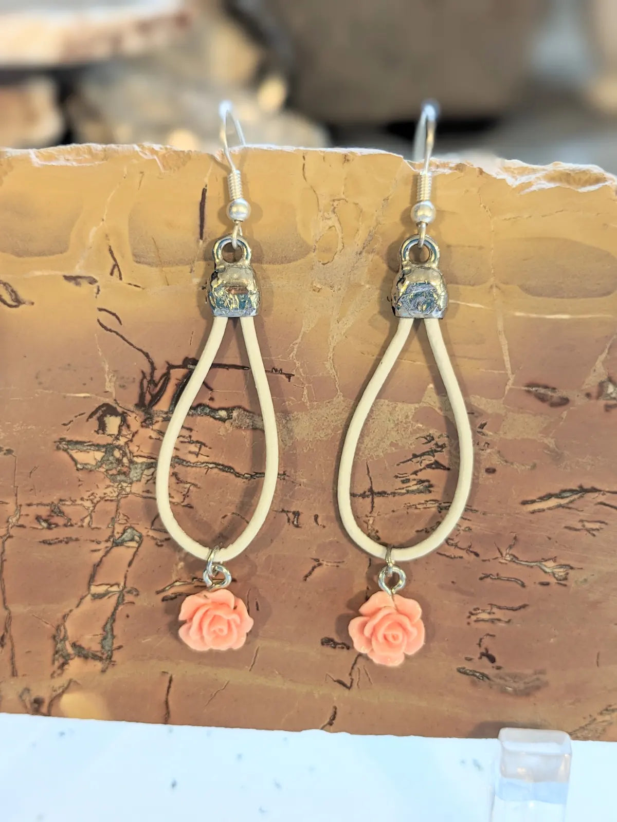 Rose Charm Earrings