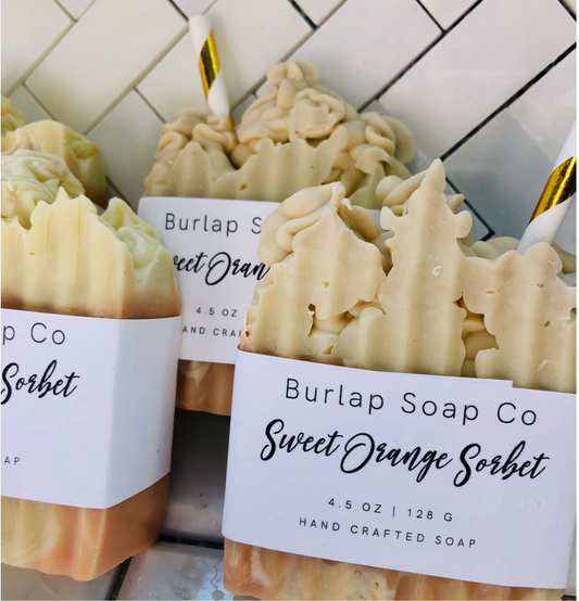 Sweet Orange Sorbet Handcrafted Artisan Soap