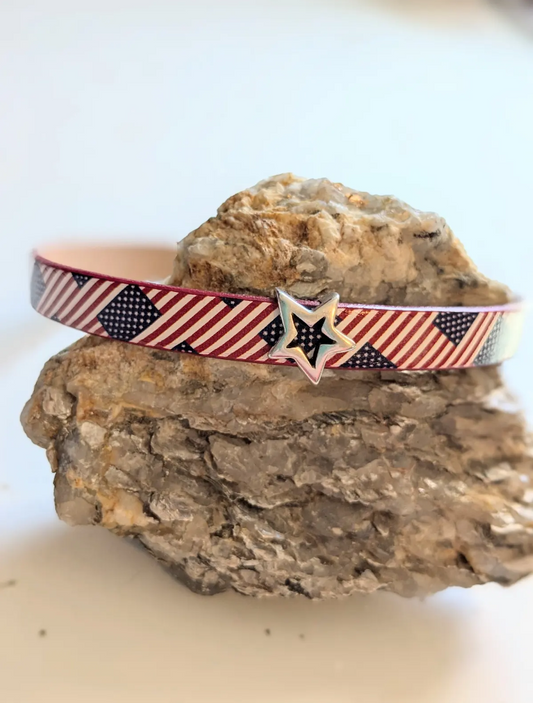 Red, White and Blue Bracelet